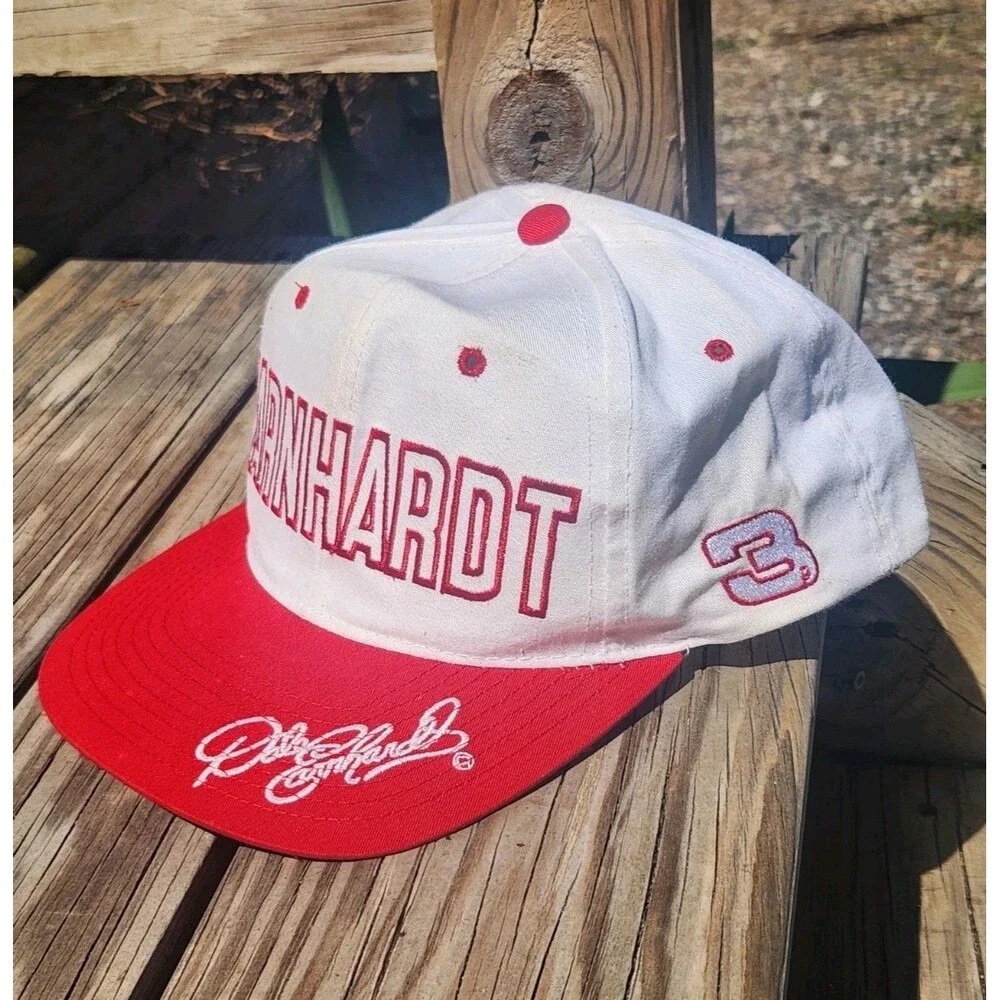 Dale Earnhardt #3 Nascar Competitors View Hat 1999 White Red Snapback Cap